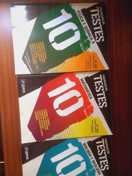 Livros Preparação Exames 10 11 12 ano Secundário IAVE, Areal, Porto Ed