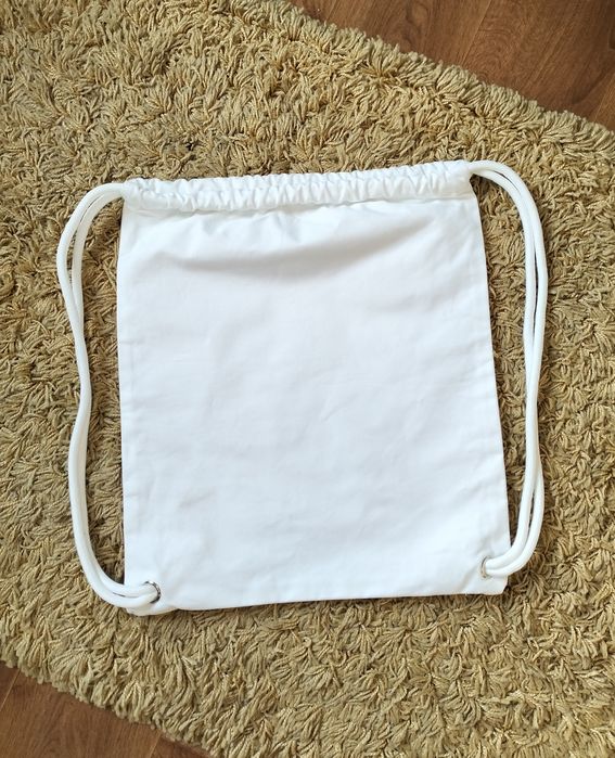 Новий білий рюкзак Burberry 17 September 2018 портфель 100% бавовна