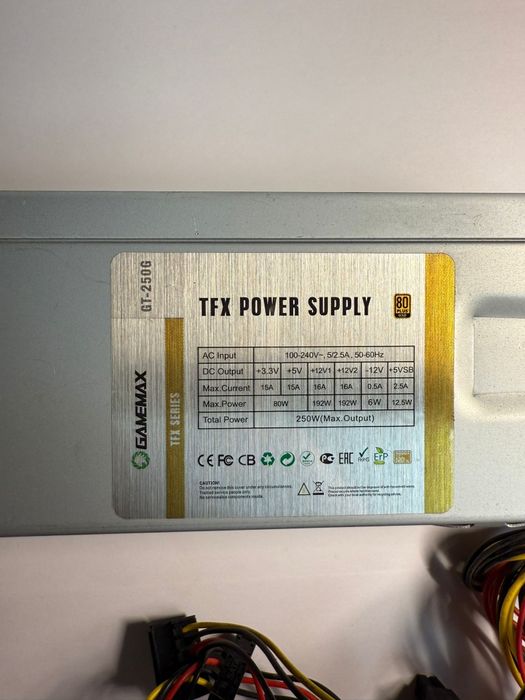 Zasilacz – GameMax TFX 250W (80 PLUS Gold)