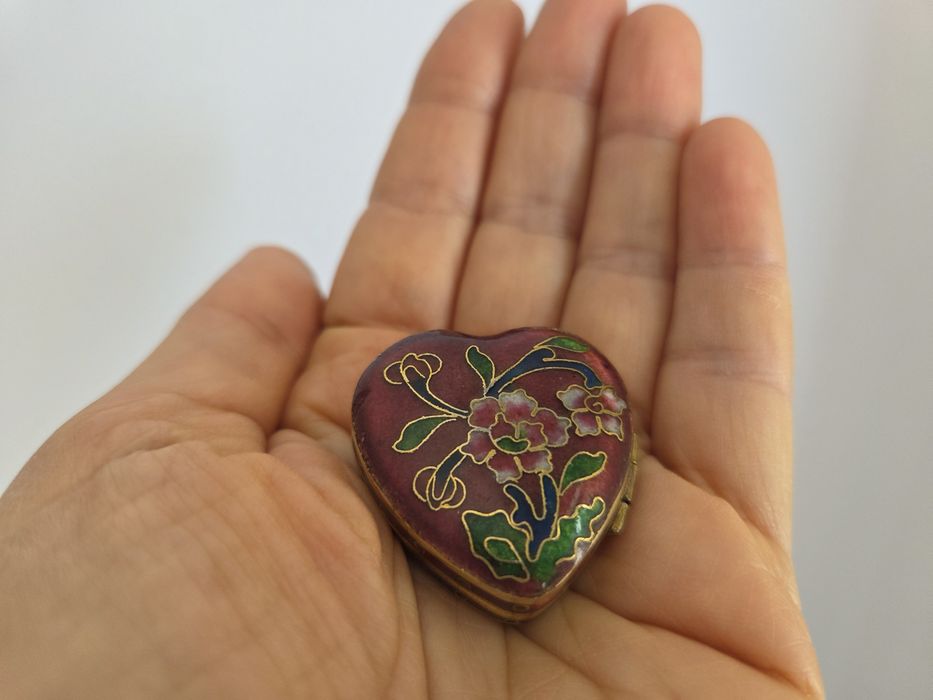 2 caixas em cloisonné