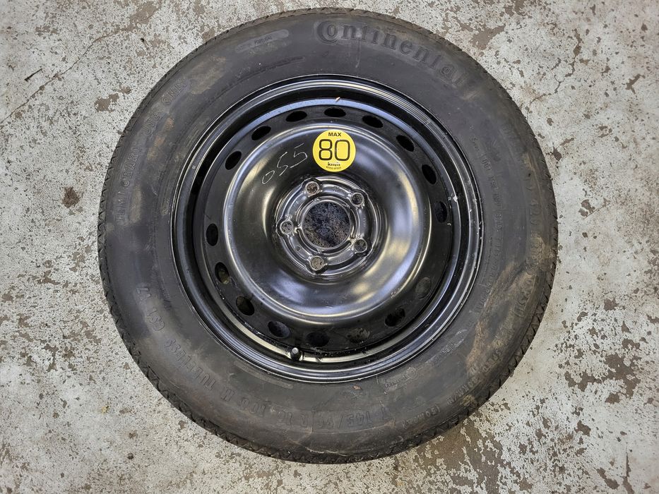 koło dojazdowe dojazdówka zapas 16 5x114,3 t145/90r16 nissan qashqai i