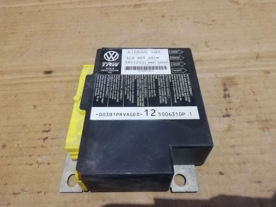 STEROWNIK SENSOR MODUŁ AIRBAG 3C0909605M VW PASSAT B6