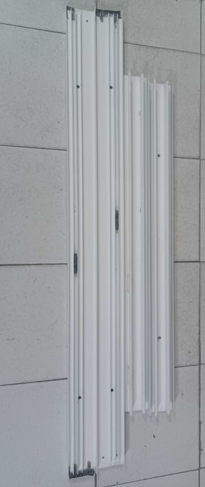 Janelas de correr alumínio lacado branca vidro duplo