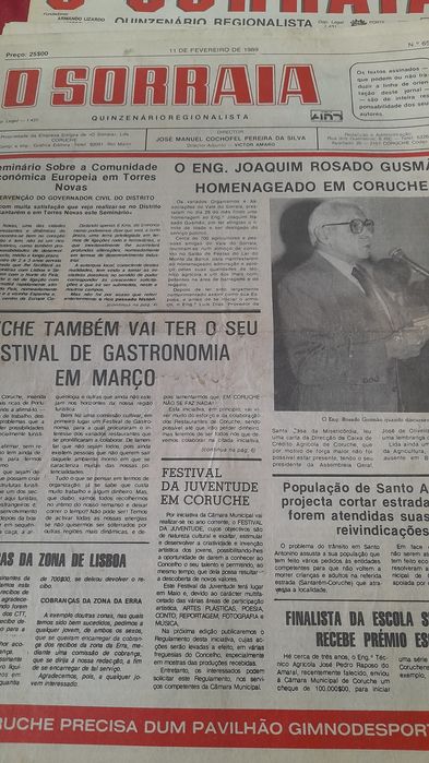 Jornais Antigos O Sorraia ( Coruche ]