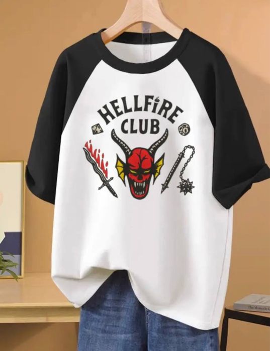 Футболка Пекельний клуб з Дивні дива Хороша якість Супер подарунок