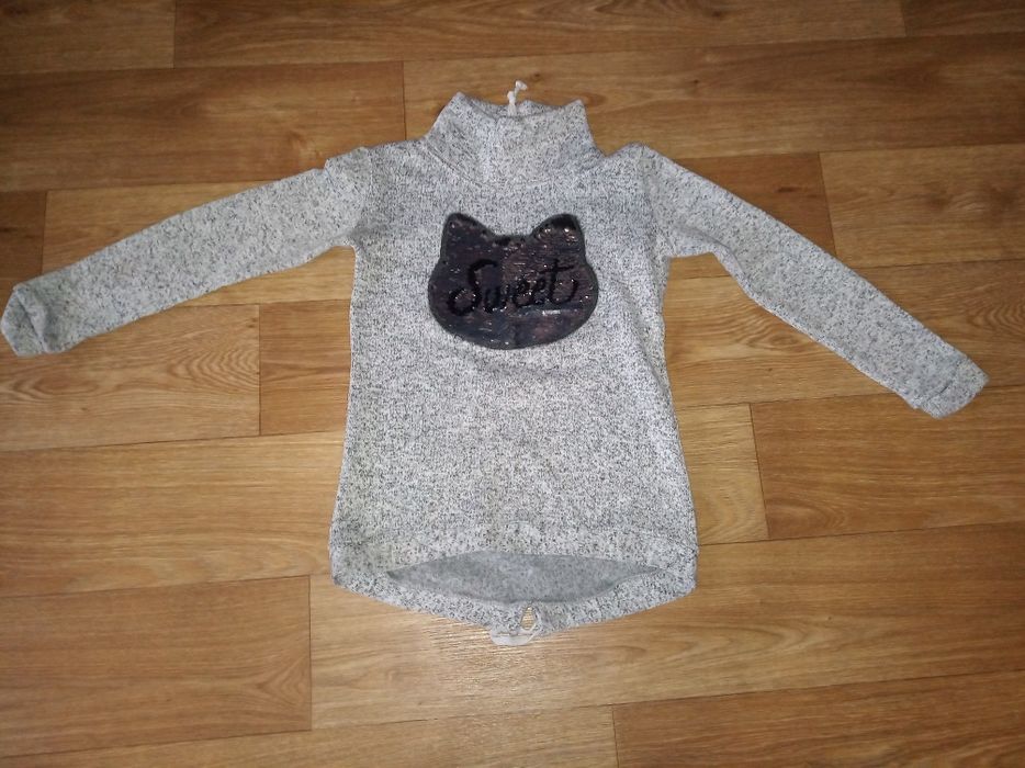 Детская кофта теплая размер L