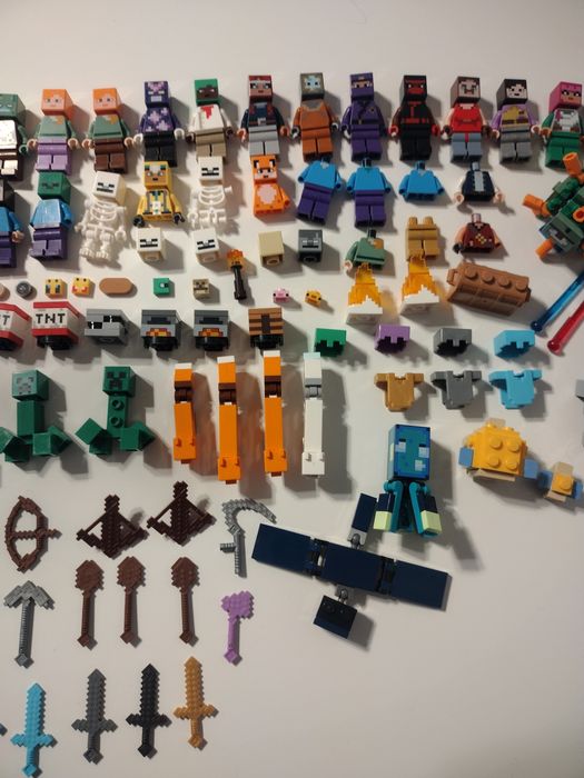LEGO Minecraft miks minifiguek i zwierząt
