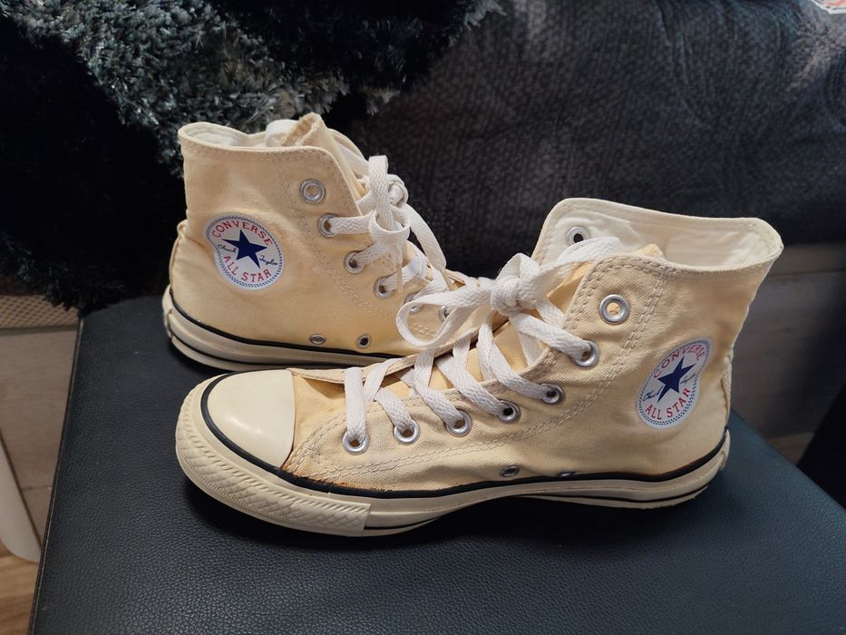 Sapatilhas allstar creme tamanho 38