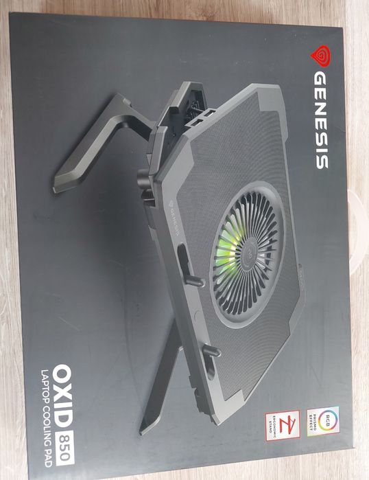 Genesis Oxid 850, podkładka chłodząca do notebooka do 17,3” jak nowy