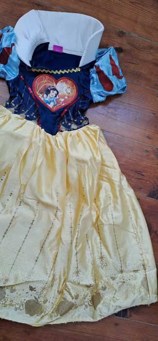 Fato máscara Branca neve Disney 8 anos