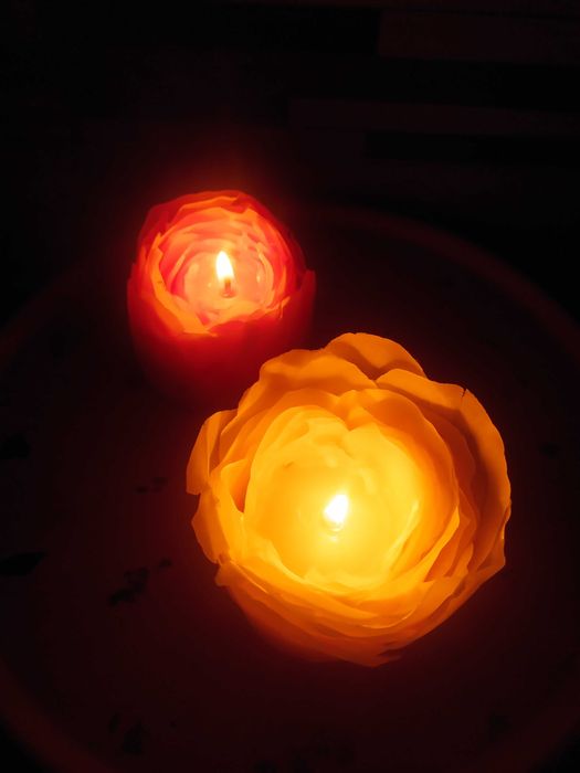 Свічки квіти ручна робота