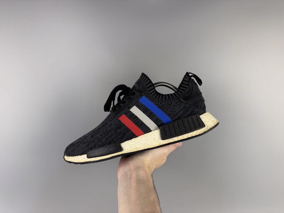 Розмір 43 27.5 см Чоловічі кросівки Adidas NMD_R1 Primeknit Tri-Color