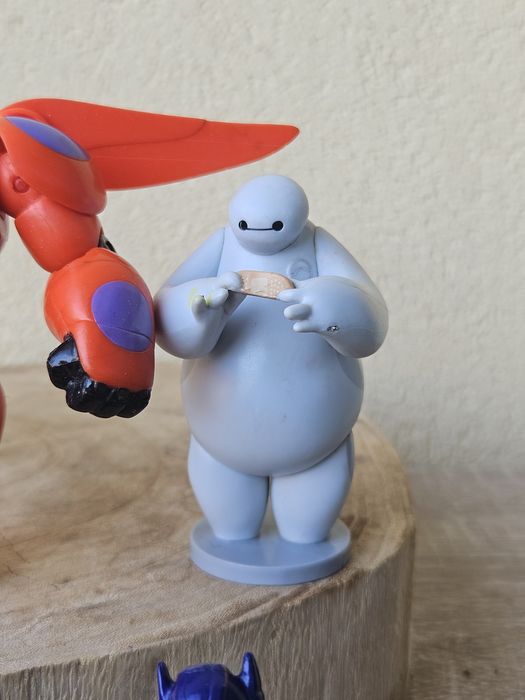 Disney Big Hero 6 Figures Lot - Baymax, Go Go, Hiro, Wasabi
