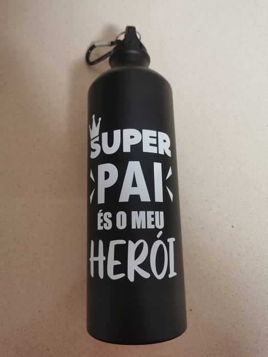 Garrafa metálica dia do pai