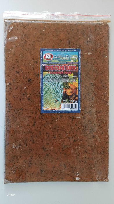 DISCUS LIFE - pokarmy mrożone dla paletek 500g