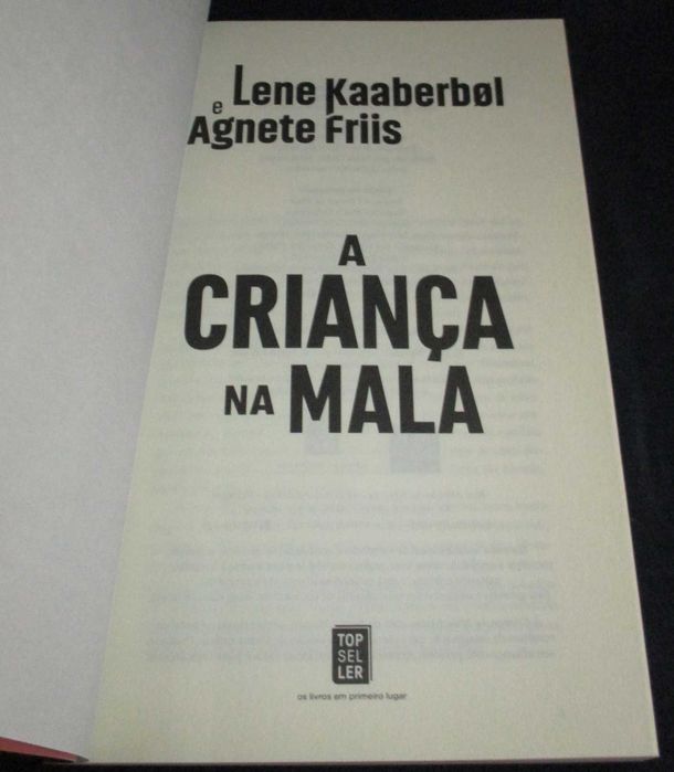Livro A Criança na mala Lene Kaaberbol e Agnete Friis