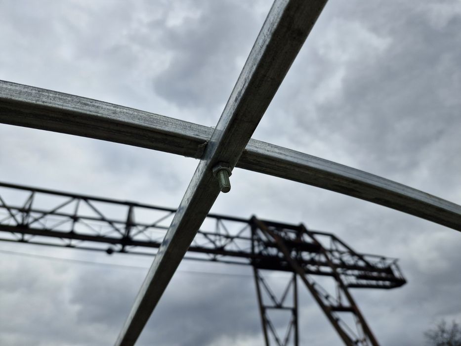 Теплиця міцна оцинкована комплект дуги та труба