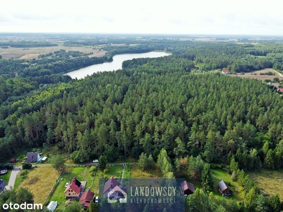 Działka przy lesie i jeziorze | Prywatny raj