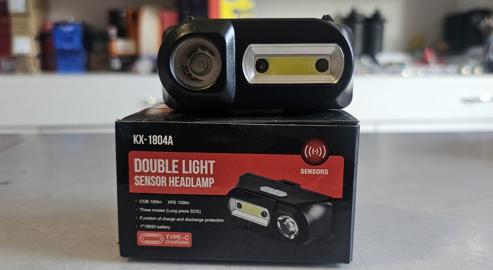 Налобний ліхтар на голову