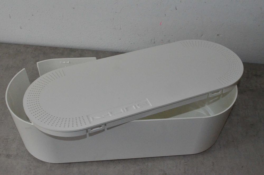 Organizer na kable D-Line 125 x 115 x 326 mm biały