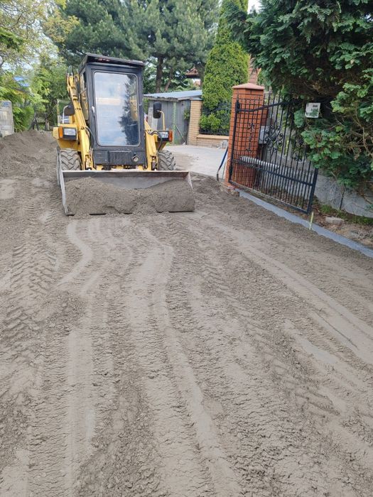 Usługi mini ładowarka typu BOBCAT  – równanie terenu,  prace ziemne Lublin Bełżyce Nałęczów