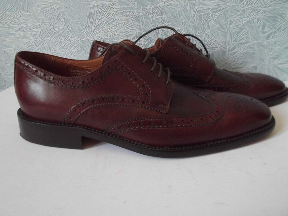 Мужские кожаные туфли Florsheim, дерби, броги. Made in Italy. размер 7