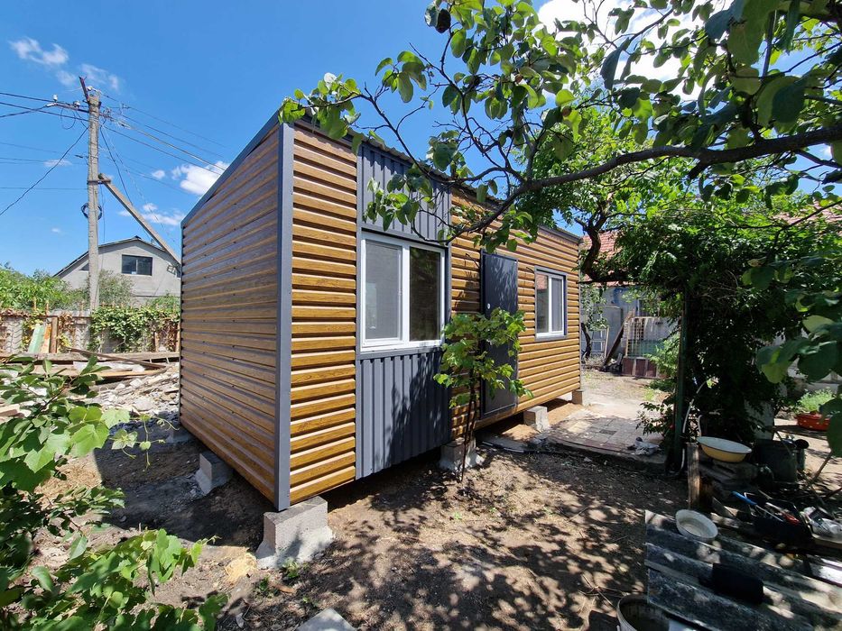 Доступный Модульный домик 3×6 • Бюджетный домик для дачи