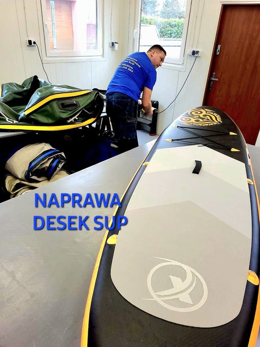 Naprawa łodzi RIB, pontonów, desek SUP, basenów, jacuzzi. Usługi szkut