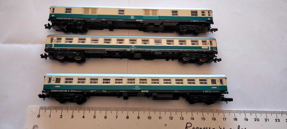 #6001- Carruagem Passageiros DB 175 mm- Comboio Escala N