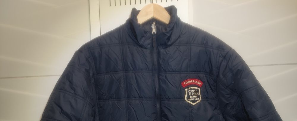 Kurtka Timberland r. 14 / XL granatowa pikowana