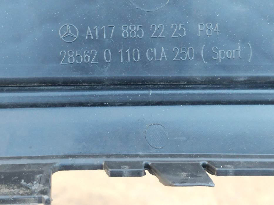 Mercedes CLA C117 AMG 13-19 губа спойлер диффузор бампера заднего