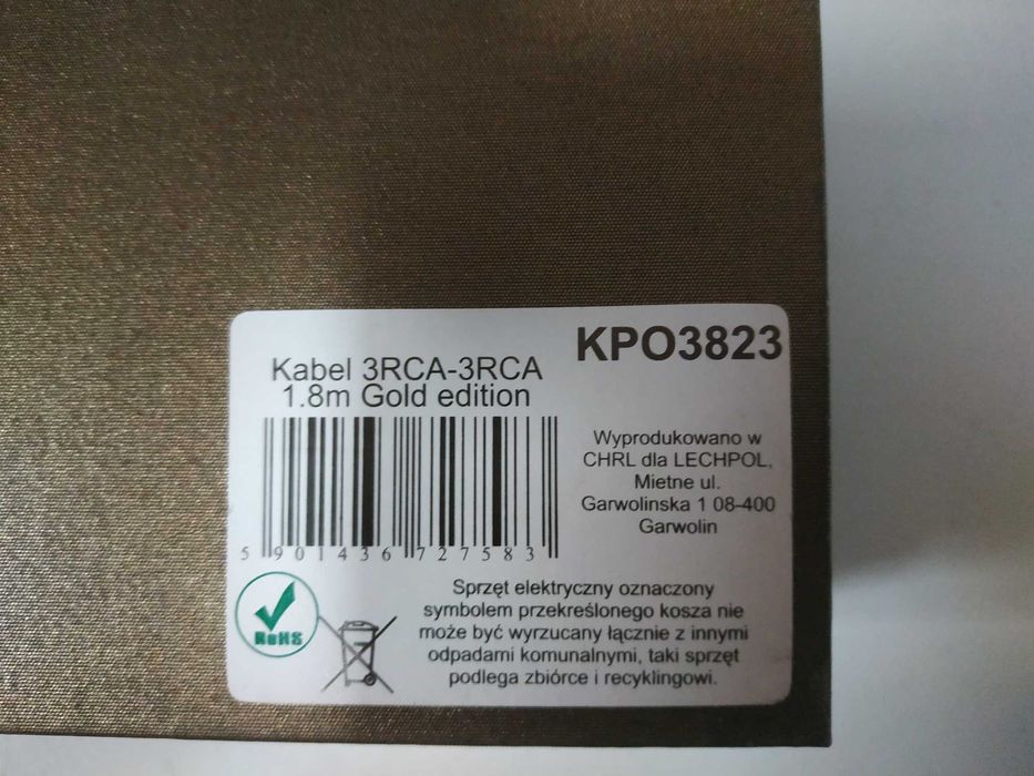 Kable RCE chincz-chincz dobrej jakosci.