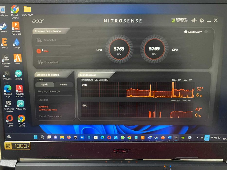 Portátil Gaming ACER Nitro 5