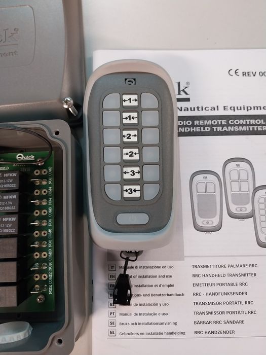 Kit receptor + comando 12 canais