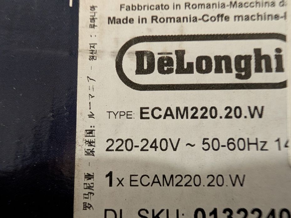 Máquina Café Delonghi Magnifica Start - Branca - Nova c/garantia