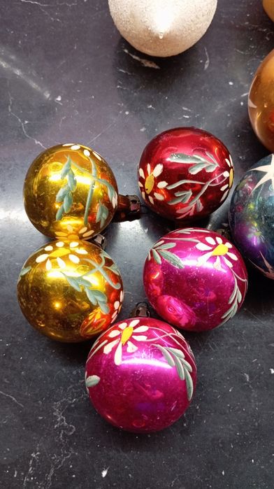 Bombki choinkowe z PRL-u