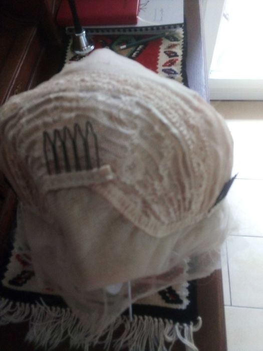 Peruka nieużywana jasny blond elegancka treski zestaw.Okazja.