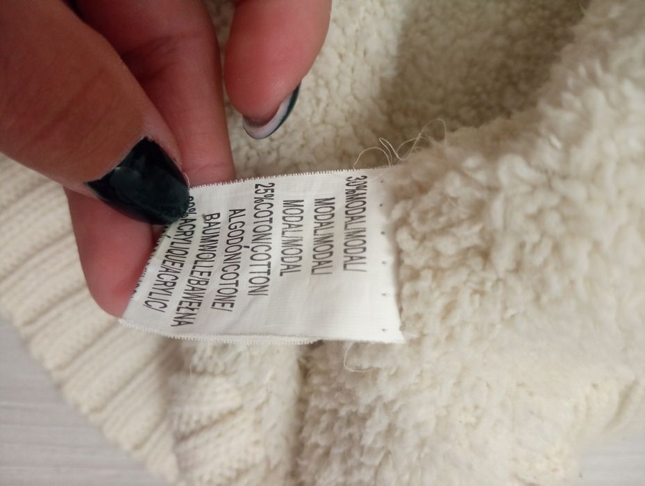 Sweter zapinany z kapturem primarose