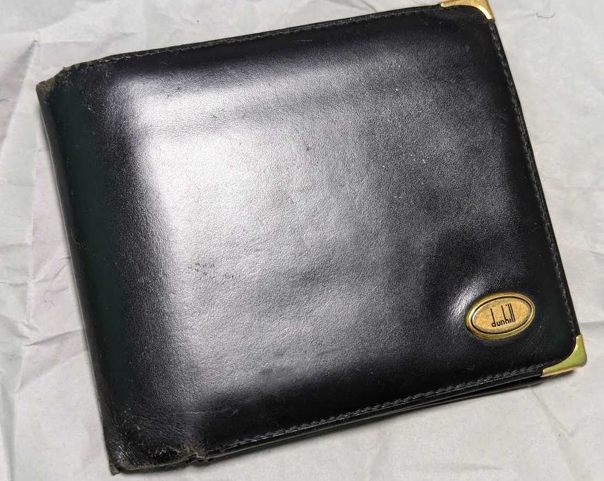 Фирменный  кожаный кошелек Dunhill  классический , оригинал