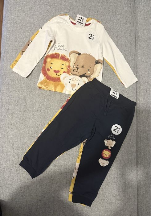 Zestaw komplet ubrań dla dziecka rozmiar 92