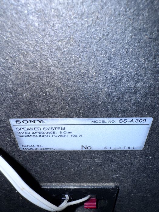 Aparelhagem Sony STR-D309+HTC-D309 + 2 Colunas