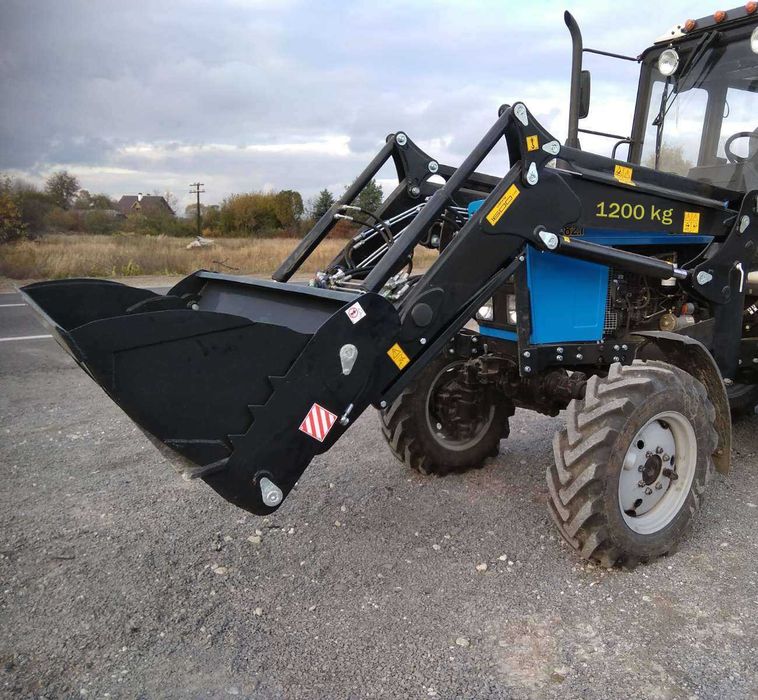 Фронтальний навантажувач на трактор МТЗ 82, Фронтальный погрузчик КУН