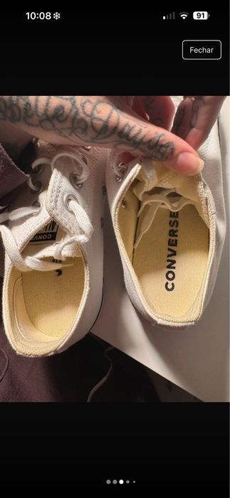 All star converse plataforma