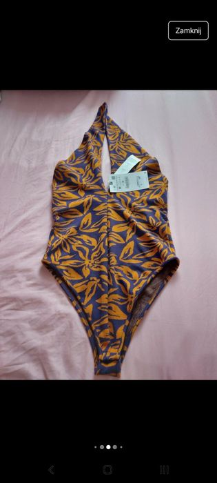 body damskie nowe z metką Zara kwiaty