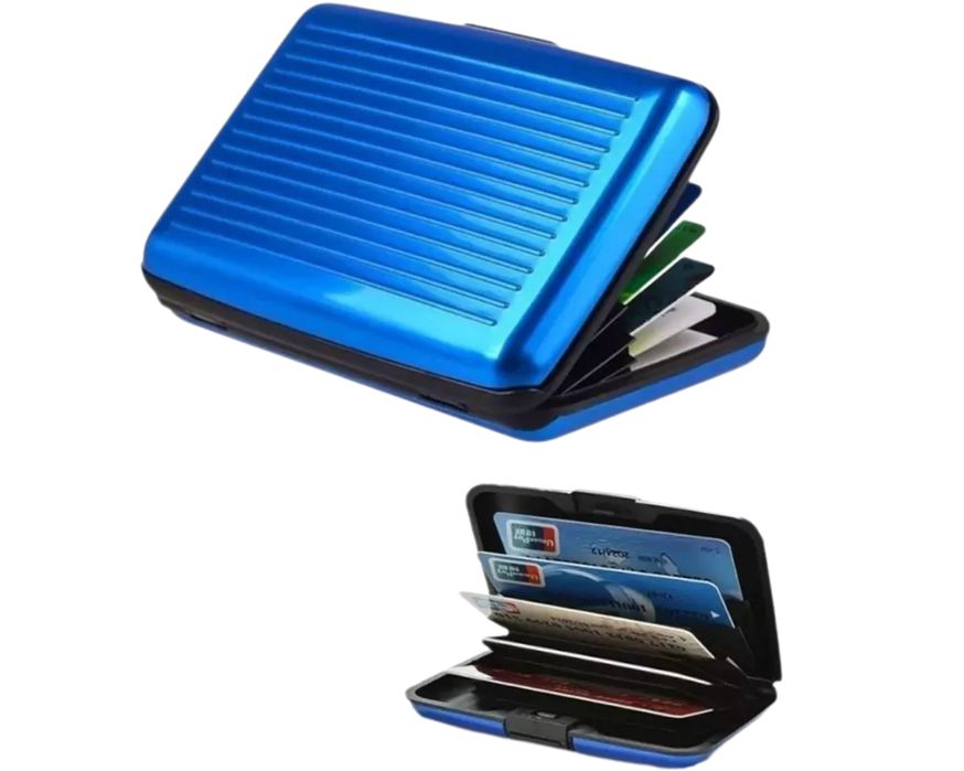 etui aluminiowe na karty dokumenty dowód pokrowiec organizer