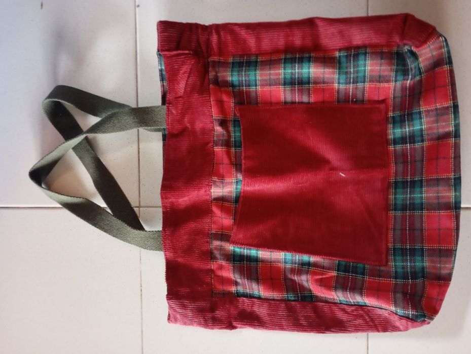 Sacos de pano manuais