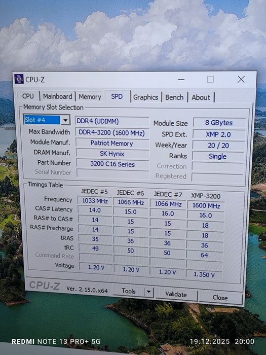 Pamięć RAM DDR4 16GB (2x8) 3200 CL16 Patriot Viper