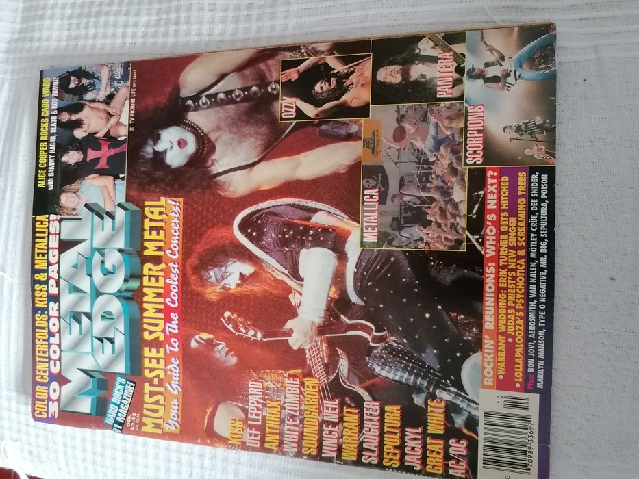 Revistas Metal Edge Hard Rock