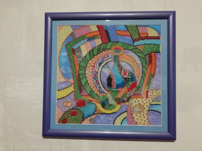 Картина бісером "Глечик"