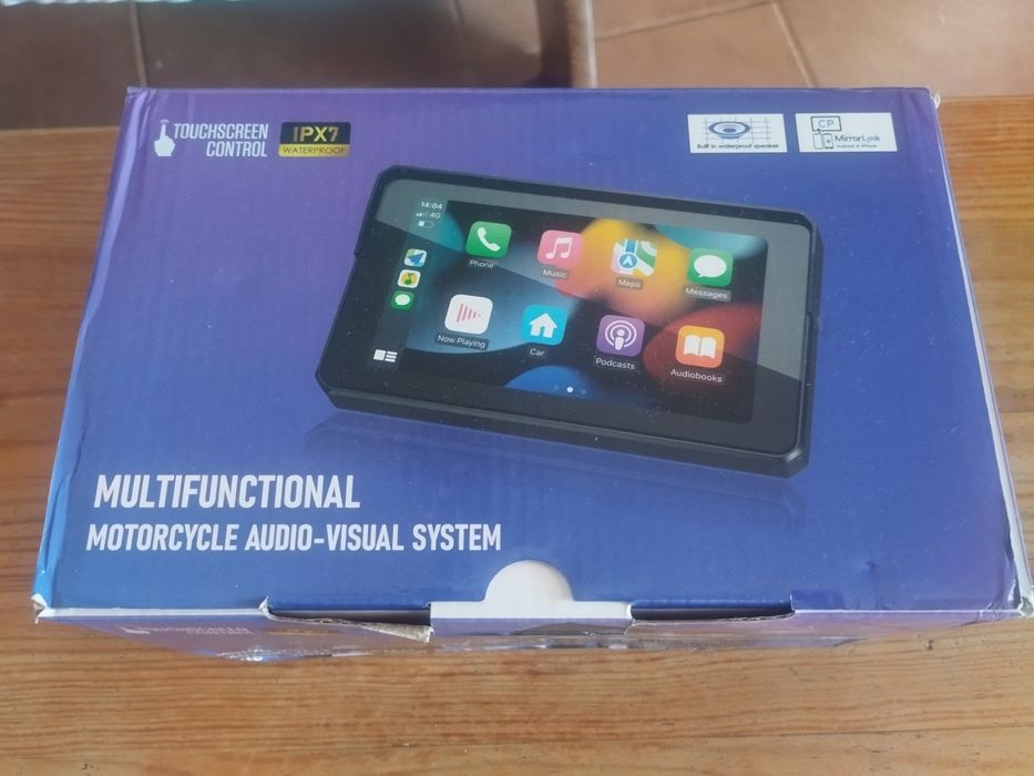Multimédia moto Carplay e Android auto